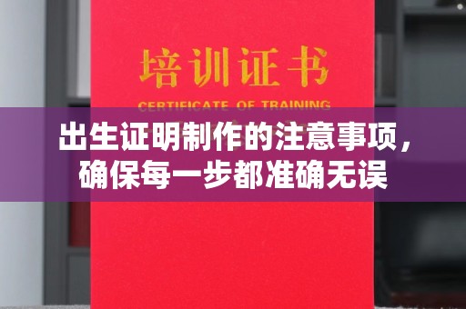 定远出生证明制作的注意事项，确保每一步都准确无误
